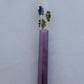 Blown Glass Straw - Purple