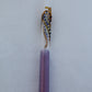 Blown Glass Straw - Purple
