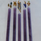 Blown Glass Straw - Purple