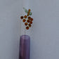 Blown Glass Straw - Purple