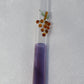 Blown Glass Straw - Purple