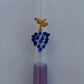 Blown Glass Straw - Purple