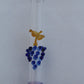 Blown Glass Straw - Purple