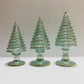 Blown Glass Tabletop Christmas Tree - Green Spruce