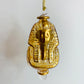 Blown Glass Ornament - Mask of King Tut Gold