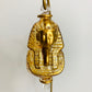 Blown Glass Ornament - Mask of King Tut Gold