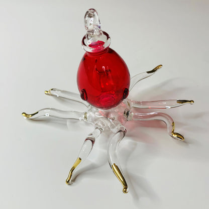 Blown Glass Ornament - Octopus