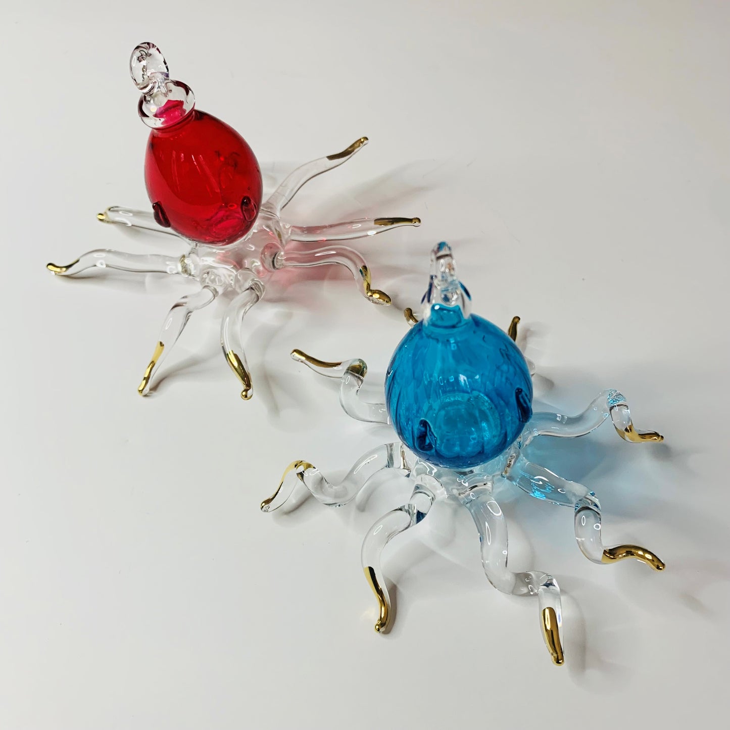 Blown Glass Ornament - Octopus