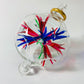 Blown Glass Ornament - Blossoms Multi