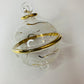 Blown Glass Ornament - Delicate Flowers