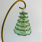 Blown Glass Ornament - Green Spruce Tree