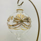 Blown Glass Ornament - Lotus Garland Gold