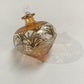 Blown Glass Ornament - Drop Amber