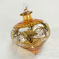 Blown Glass Ornament - Drop Amber