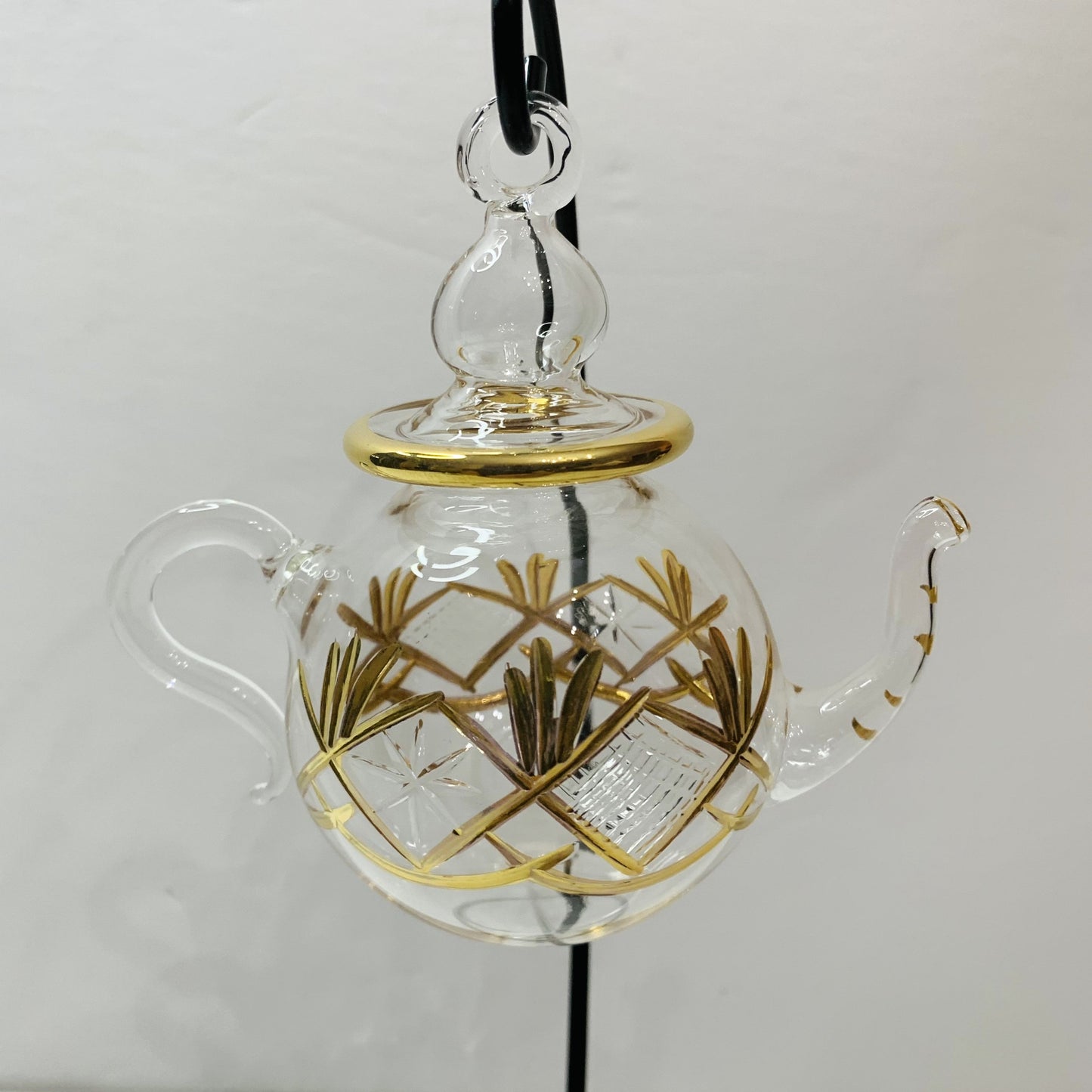 Blown Glass Ornament - Teapot