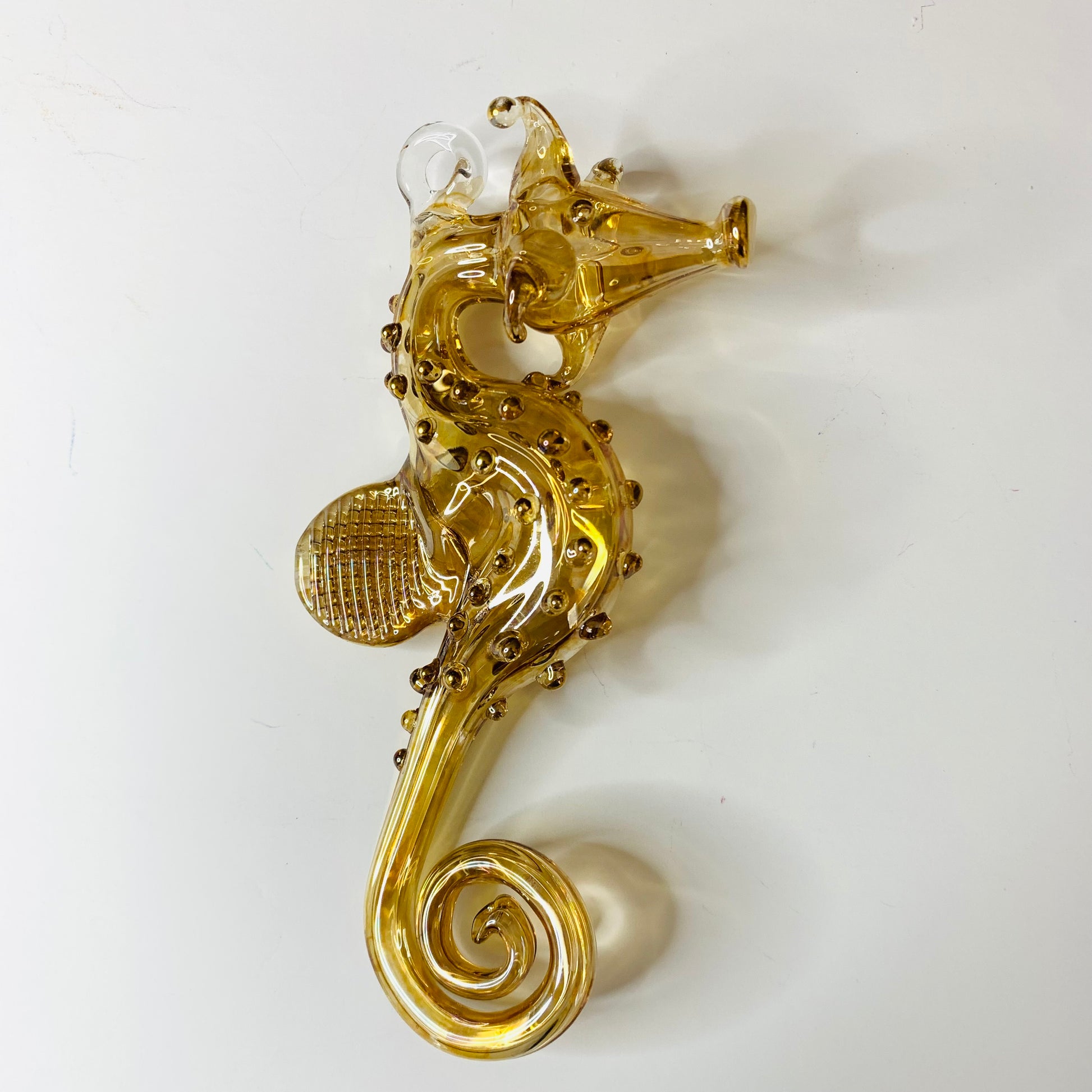 Blown Glass Ornament - Seahorse