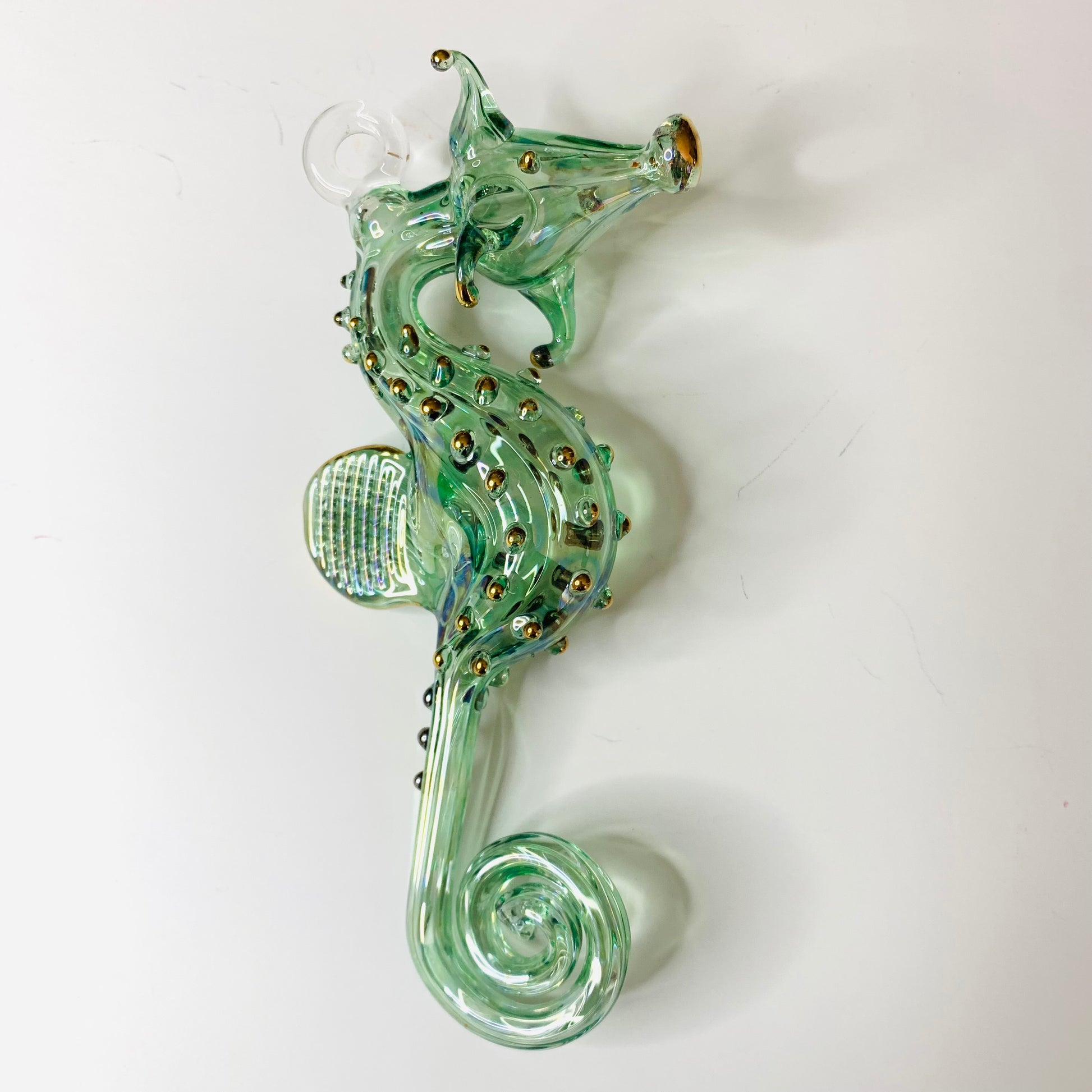 Blown Glass Ornament - Seahorse