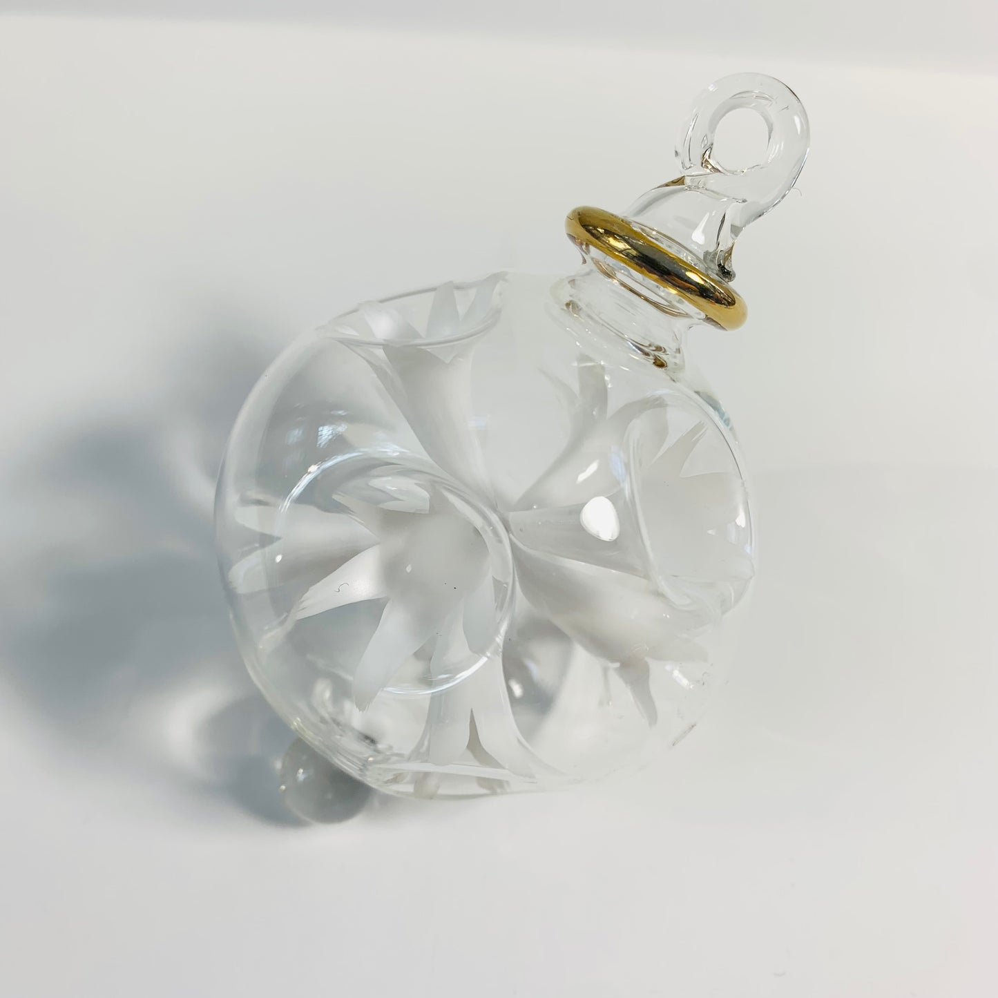 Blown Glass Small Ornament - Blossoms