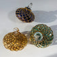 Blown Glass Small Ornament - Diamond Toupie