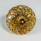 Blown Glass Small Ornament - Diamond Toupie