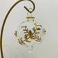 Blown Glass Small Ornament - Flower Leaf