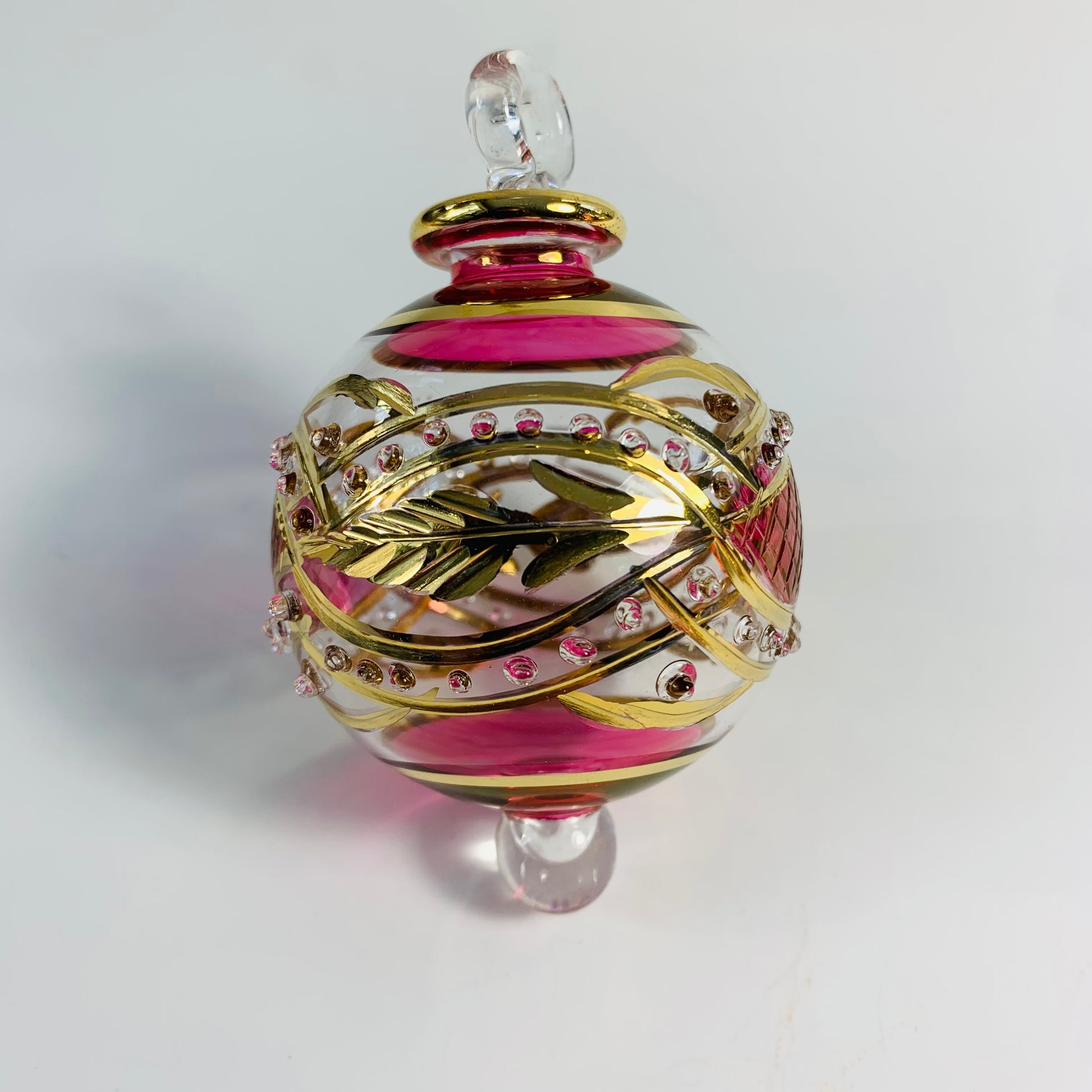 Blown Glass Small Ornament - Garland