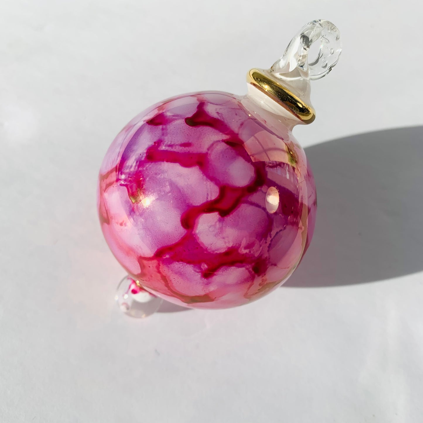 Blown Glass Small Ornament - Splash