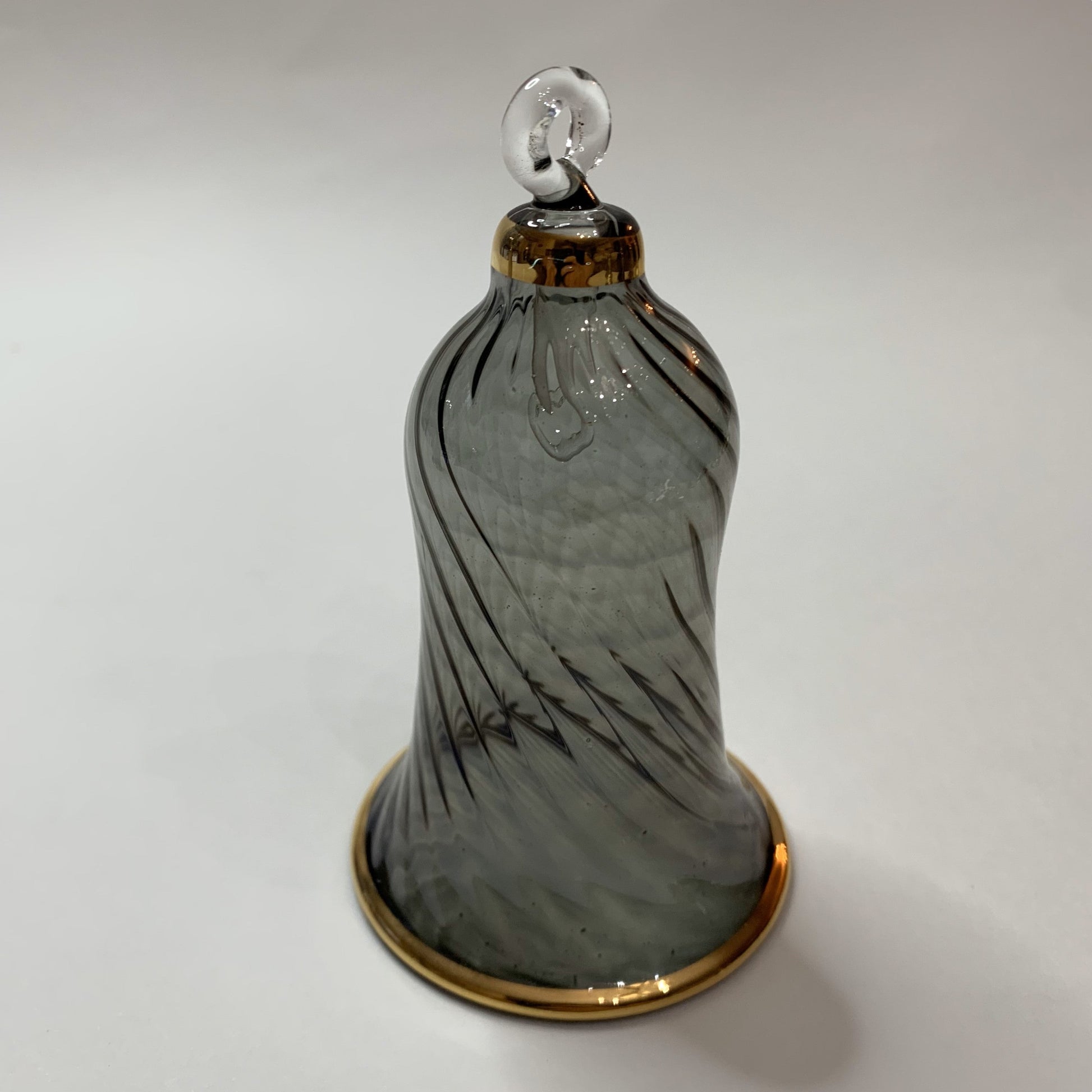 Blown Glass Ornament - Wavy Bell