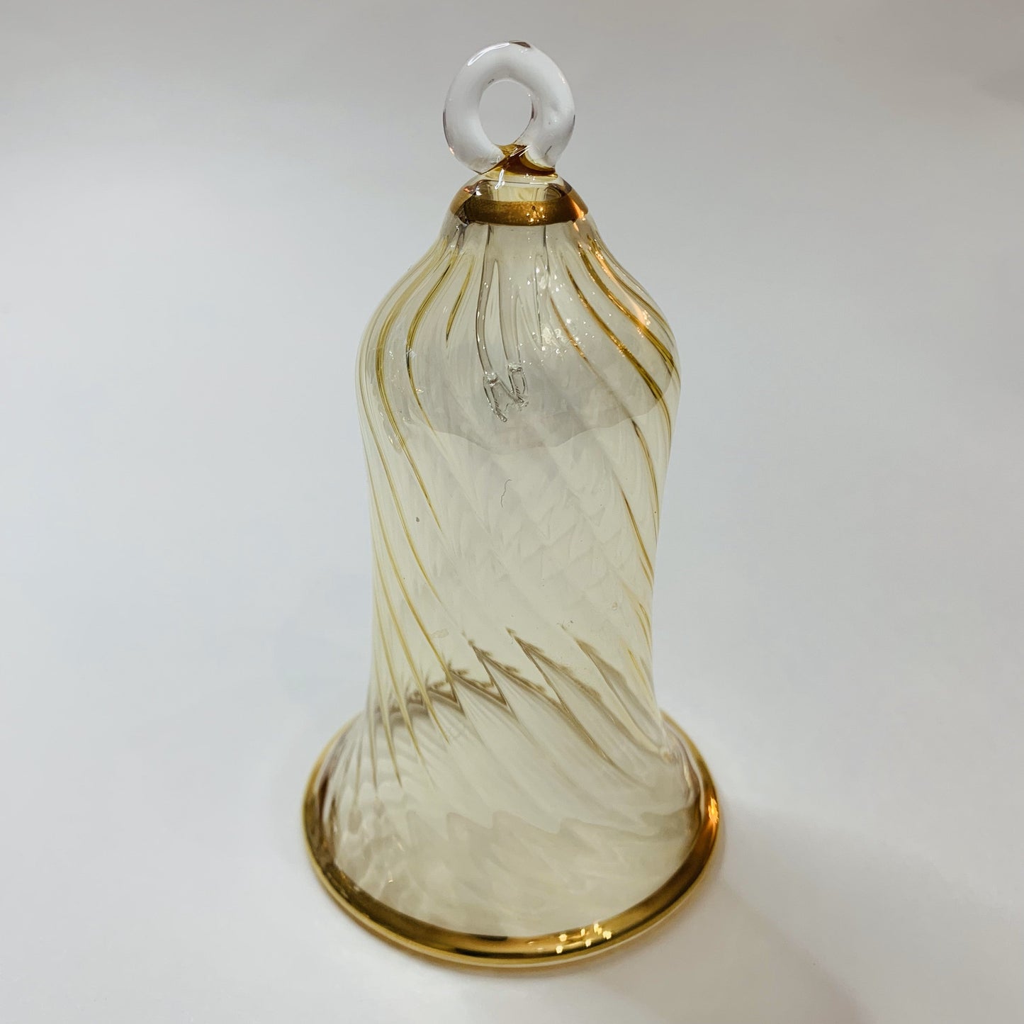 Blown Glass Ornament - Wavy Bell