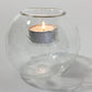 Ethically Sourced Blown Glass Candle Holder - Wheat