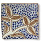 Pottery Coaster - Blooming Flowers