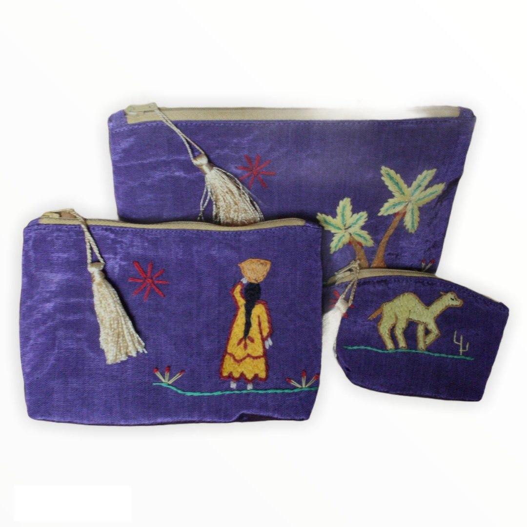 Bahia Handcrafted Cosmetic Bags