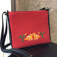 Linen Crossbody with Embroidered Pigeons - Dandarah