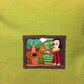 Handwoven Egyptian Cotton Cushion Cover - Embroidered Fellaha with Goat - Dandarah