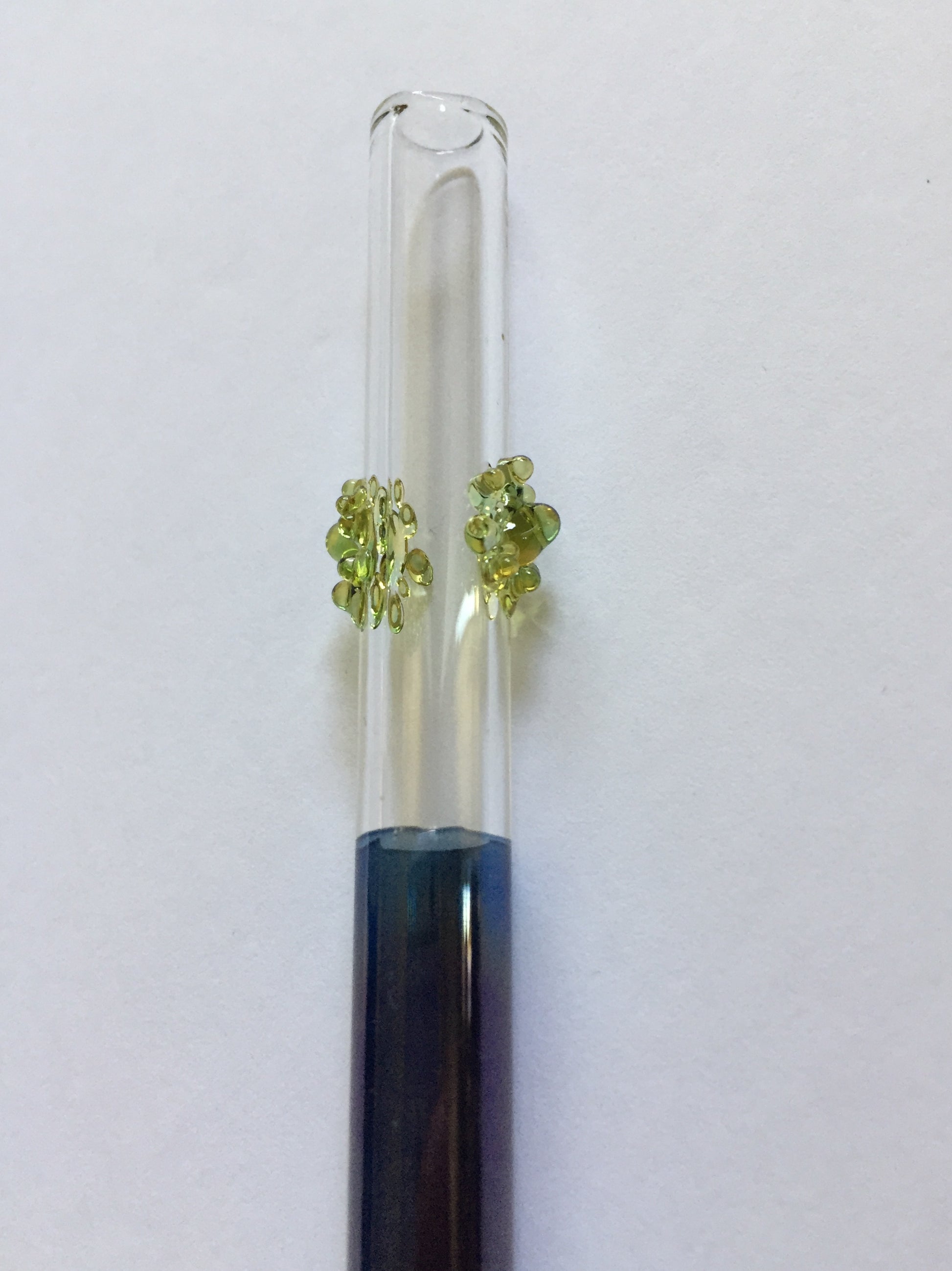 Blown Glass Straw - Dark Purple