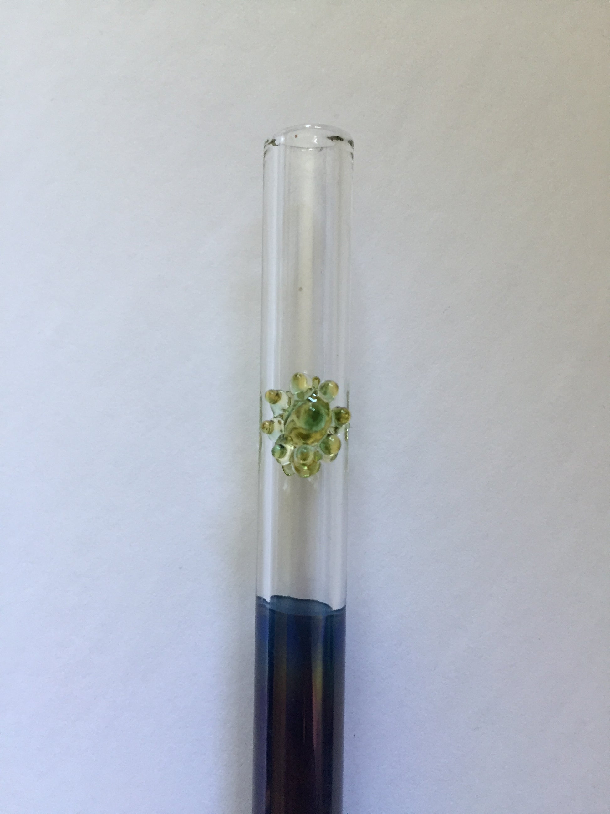 Blown Glass Straw - Dark Purple