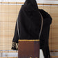 Edith Handcrafted Crossbody - Moiré with Arish stitching