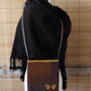 Edith Handcrafted Crossbody - Moiré with Arish stitching
