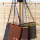 Edith Handcrafted Crossbody - Moiré with Arish stitching