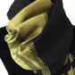 Geometric Design Handwoven Shawl - Black & Yellow