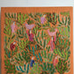 Hand Embroidered Tapestry - Beans Picking - Dandarah