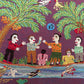 Hand Embroidered Tapestry - My Children and I in Sham El Nessim - Dandarah