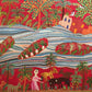 Hand Embroidered Tapestry - The Island - Dandarah
