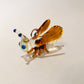 Handcrafted Glass Ornament - Bee