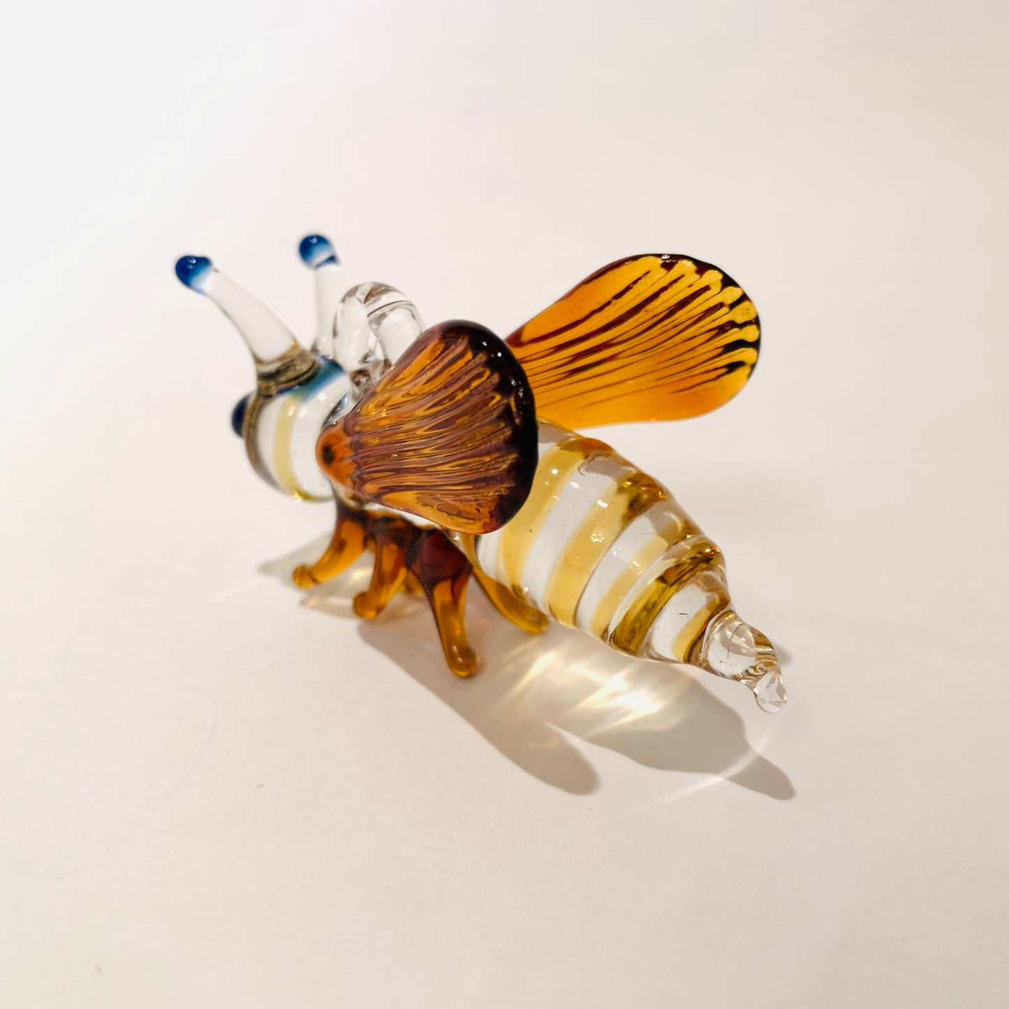 Handcrafted Glass Ornament - Bee