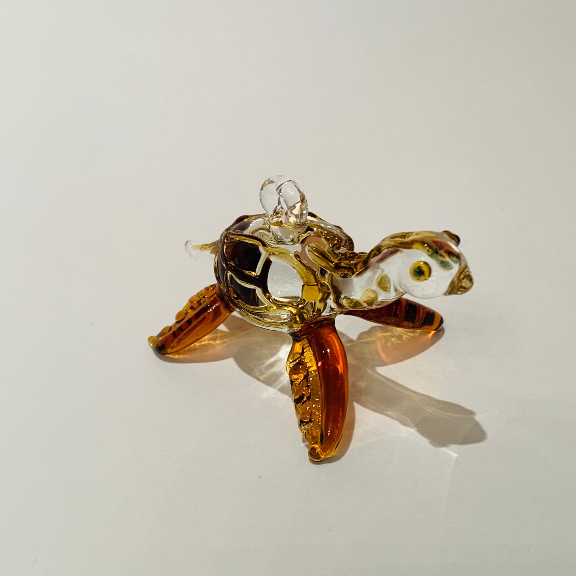 Handcrafted Glass Ornament - Turtle