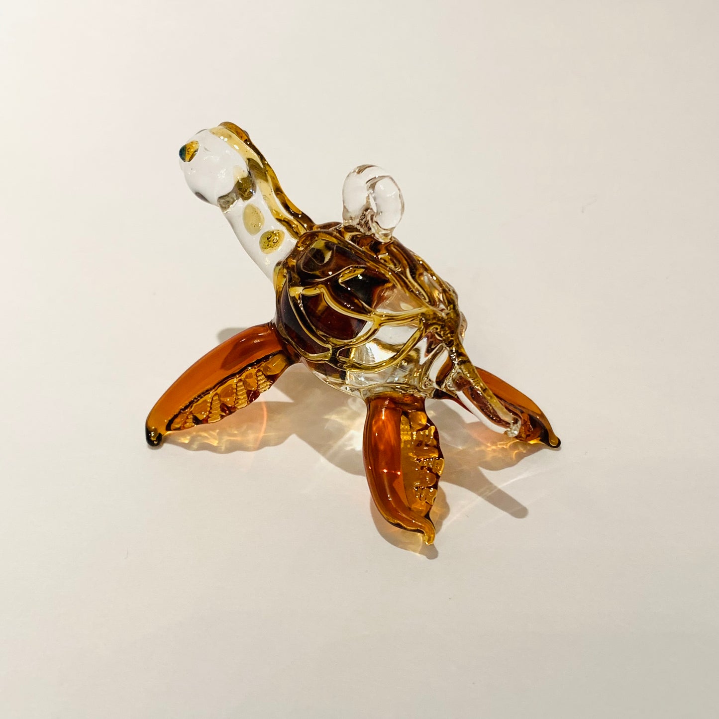 Handcrafted Glass Ornament - Turtle