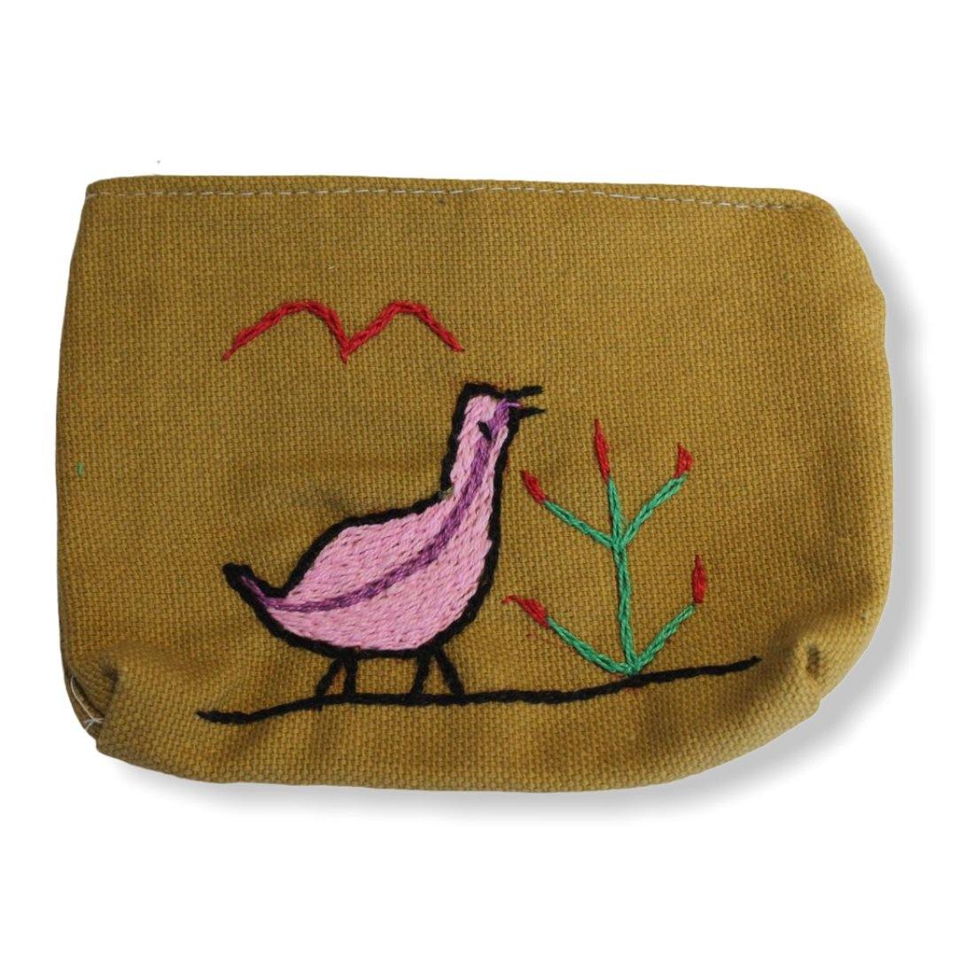 Handmade Embroidered Coin Purse