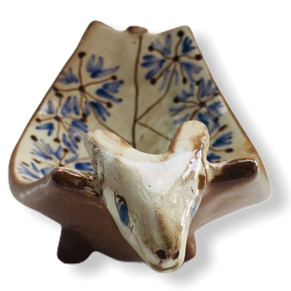 Pottery Plate - Cow Head