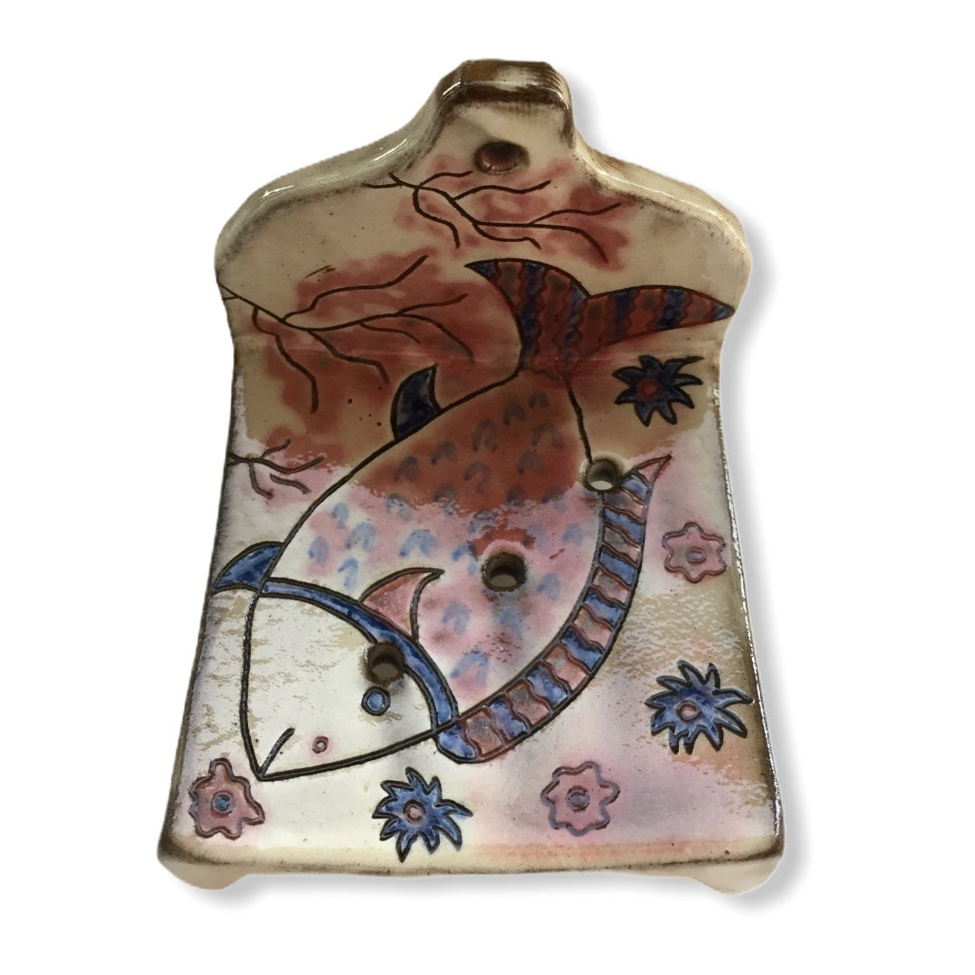 Pottery Soap Holder - Fish